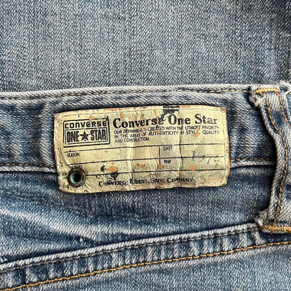 Converse denim mini / midi skirt - Picture 4 of 5